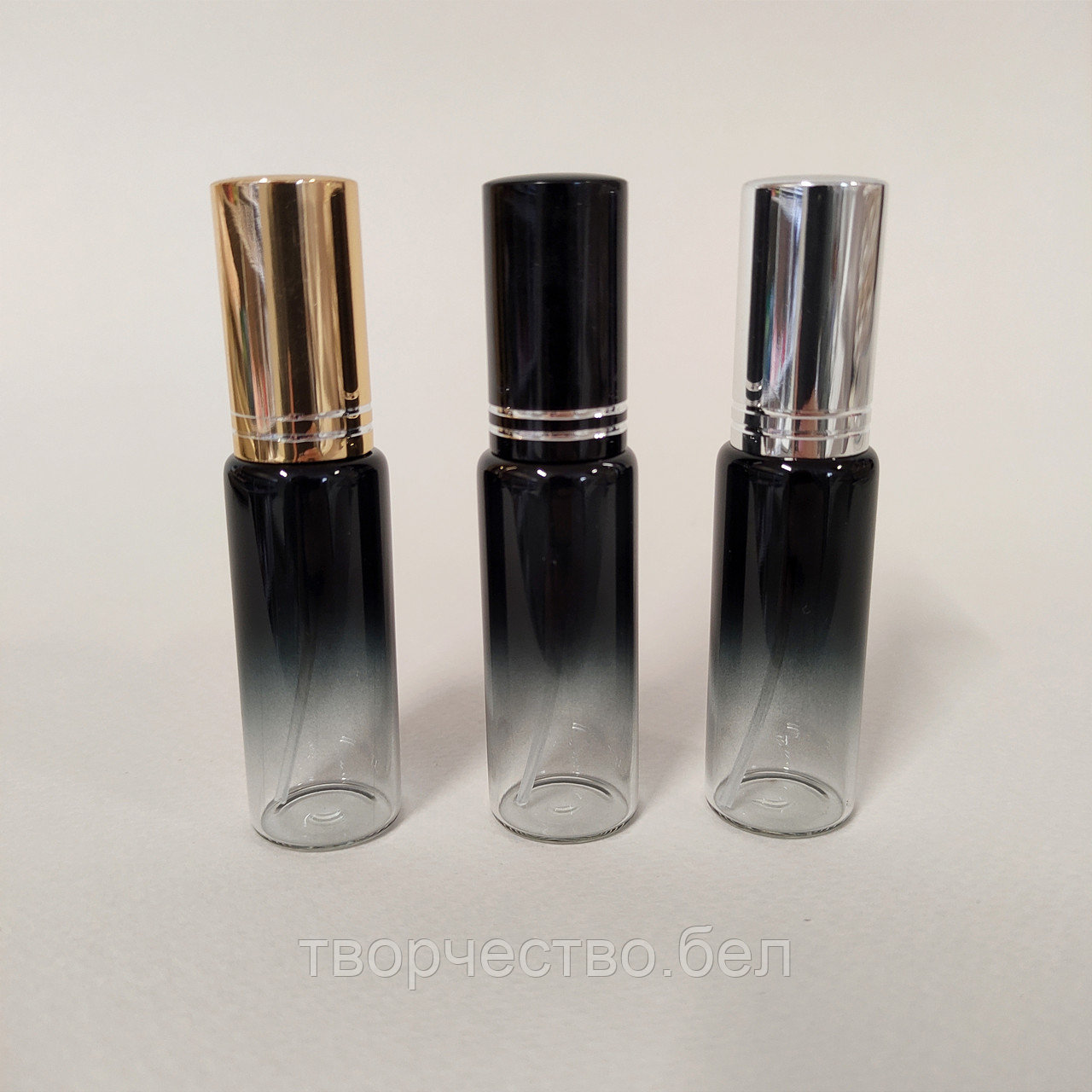 Флакон атомайзер для парфюмерии , 10 мл Черная крышка - фото 1 - id-p226670338
