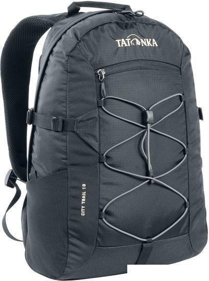 Городской рюкзак Tatonka City Trail 19 Laptop daypack (black) - фото 1 - id-p226305481