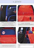 Школьный рюкзак Grizzly RB-154-2/2 (черный/синий), фото 6