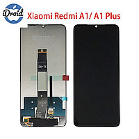 Дисплей (экран) Xiaomi Redmi A1+ (A1 Plus, 220733SFG) с тачскрином, черный цвет