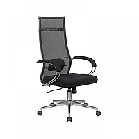 Кресло SitUp MERIDA chrome (сетка Black/ткань Black)