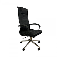 Кресло SitUp MICHAEL chrome (ткань Black/Black)