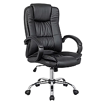 Кресло SitUp RAPID chrome (экокожа Black/Black)