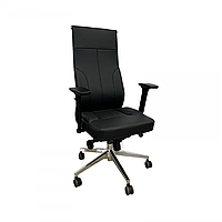 Кресло SitUp PARTNER chrome (экокожа Black/Black)