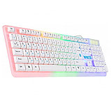 Клавиатура Defender "White Rainbow GK-172 RU", USB, проводная, белый, фото 2