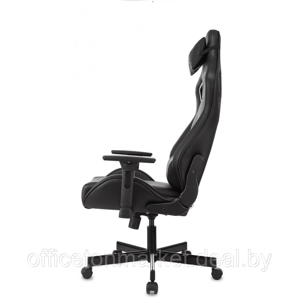 Кресло игровое Бюрократ Knight Gladiator, экокожа, металл, черный - фото 4 - id-p226670709
