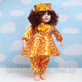 Кукла в национальном узбекском наряде 60см, микс