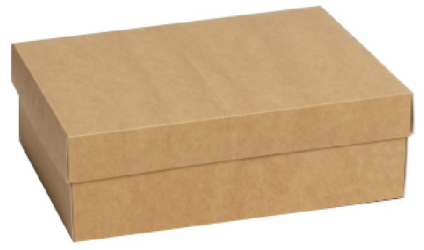 Коробка подарочная складная 21*15*7 см, крафтовая - фото 1 - id-p226670490