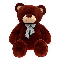 Мягкая игрушка "Медведь с бантом", цвет коричневый, 160 см М251А