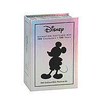 Открытки на английском языке "Disney. Animation Postcard Box: 100 Characters, 100 Years. 100 Collectible