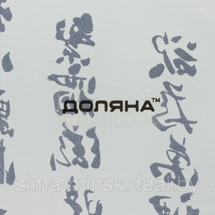Набор для суши из стекла Доляна «Сакура», 3 предмета: соусники 8×2 см, 8×6 см, подставка 25×15×2 см - фото 8 - id-p226673065