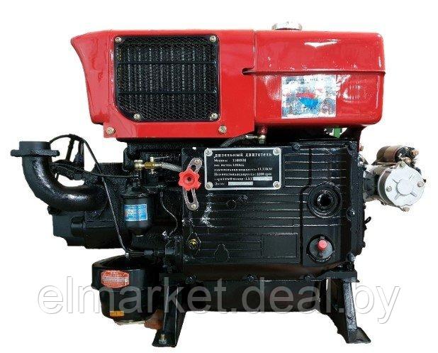 Двигатель дизельный R18 к мини-трактору Rossel 152/184, 18 л.с., 13,84 кВт, 1100см3 - фото 1 - id-p226672355