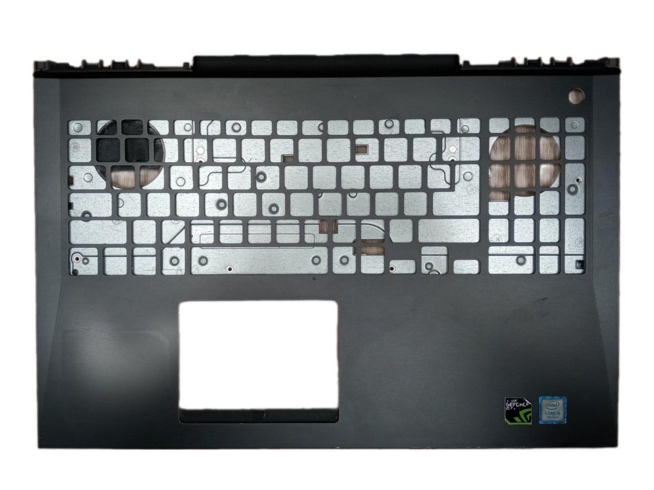 Верхняя часть корпуса (Palmrest) Dell Inspiron 15-7577, без клавиатуры, без тачпада, графит (с разбора)