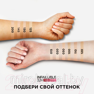 Тональный крем L'Oreal Paris Infaillible с дозатором 125 натуральный розовый - фото 3 - id-p226674732