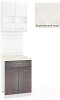 Комплект кухонных модулей Кортекс-мебель Корнелия Экстра 60р1ш2д