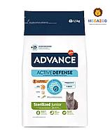 Сухой корм для кошек Advance Cat Young Sterilized Cat до 24 месяцев (курица и рис) 1.5 кг