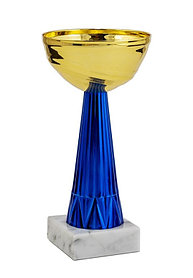 Кубок на мраморной подставке , высота 15 см, чаша 8 см арт. 456-150-80
