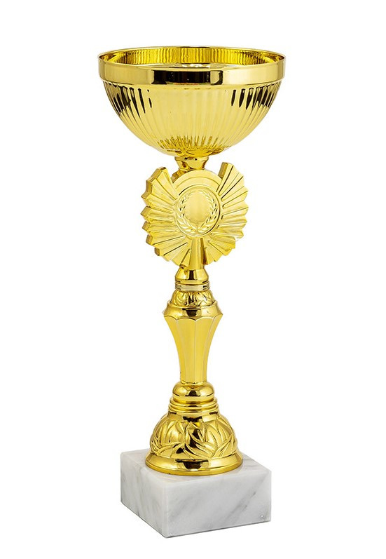 Кубок на мраморной подставке , высота 26 см, чаша 10 см арт. 446-260-100