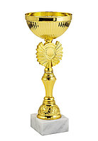 Кубок на мраморной подставке , высота 26 см, чаша 10 см арт. 446-260-100