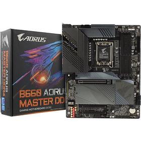 Мат. плата GIGABYTE B660 A MASTER DDR4 (RTL) LGA1700 B660 3xPCI-E HDMI+DP 2.5GbLAN+WiFi SATA ATX 4DDR4