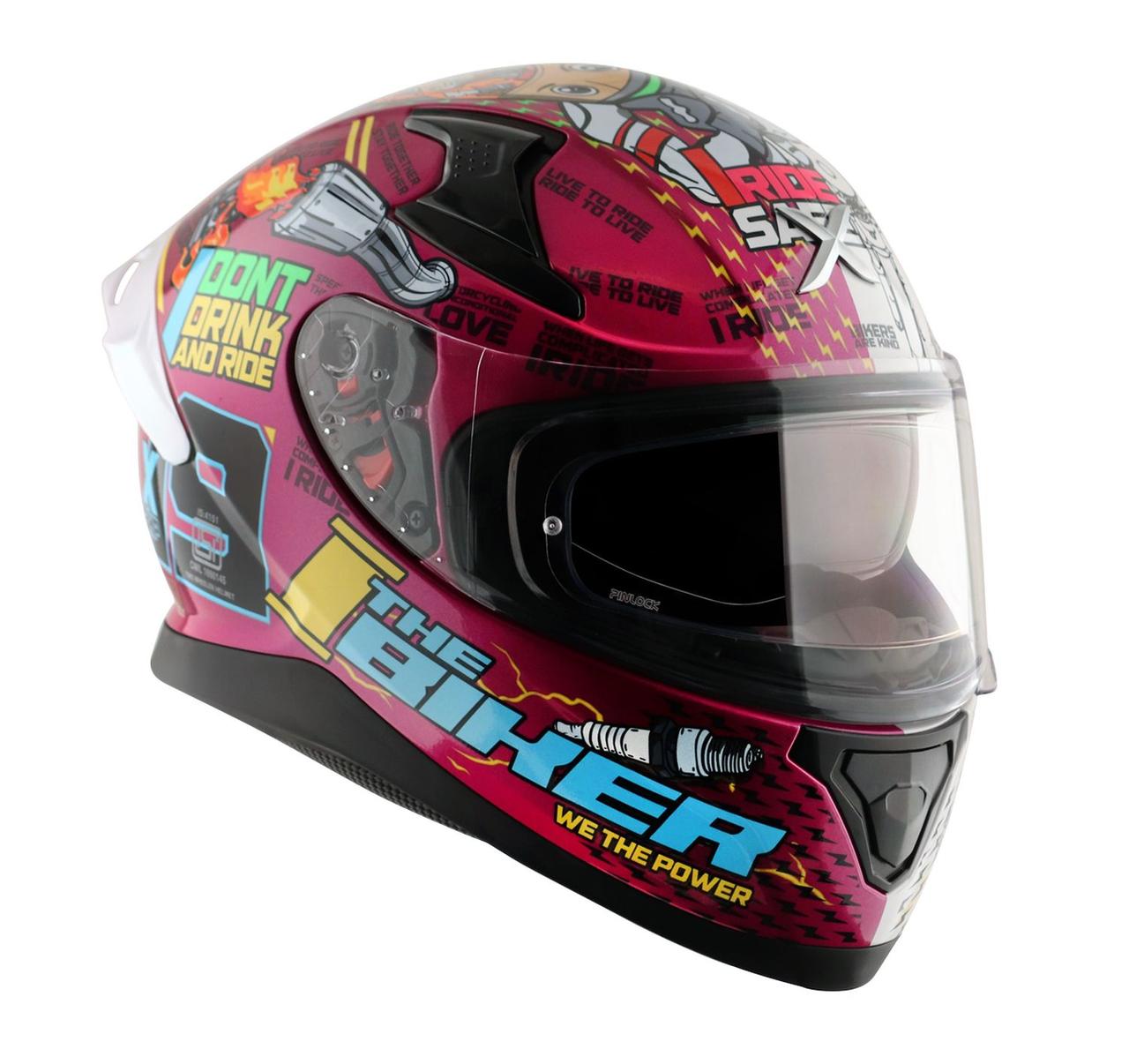 Шлем AXOR APEX XBHP 19-E, цвет белый/розовый - фото 3 - id-p226677425