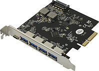 Контроллер STLab U-2300 (RTL) PCI-Ex4 USB3.2 4 port-ext + 1xUSB-C