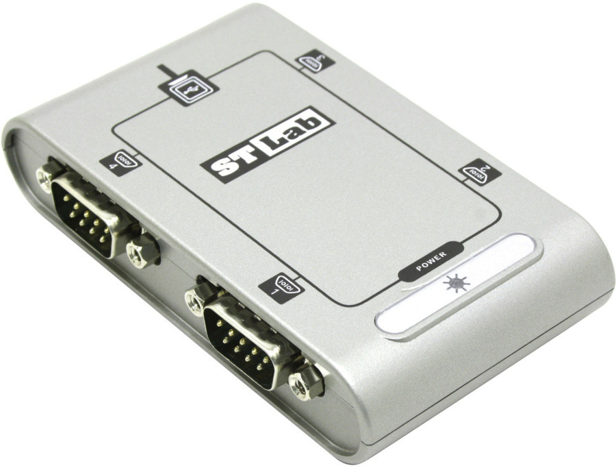 Контроллер STLab U-400 (RTL) USB2.0 -- 4xCOM9M - фото 1 - id-p226677251