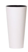 Горшок цветочный Tubus Slim 250, белый