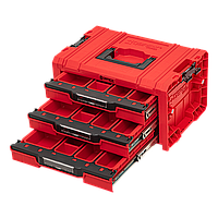 Ящик для инструментов Qbrick System PRO Drawer 3 Toolbox Expert 2.0 RED Ultra HD Custom, красный