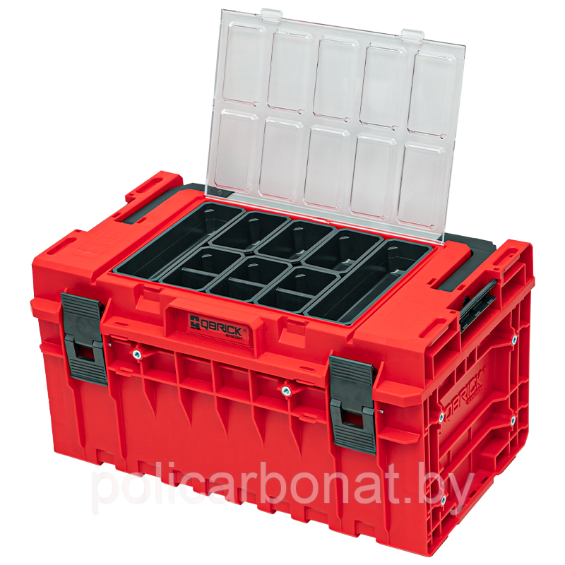 Ящик для инструментов Qbrick System ONE 350 Expert 2.0 RED Ultra HD Custom, красный - фото 3 - id-p226677335