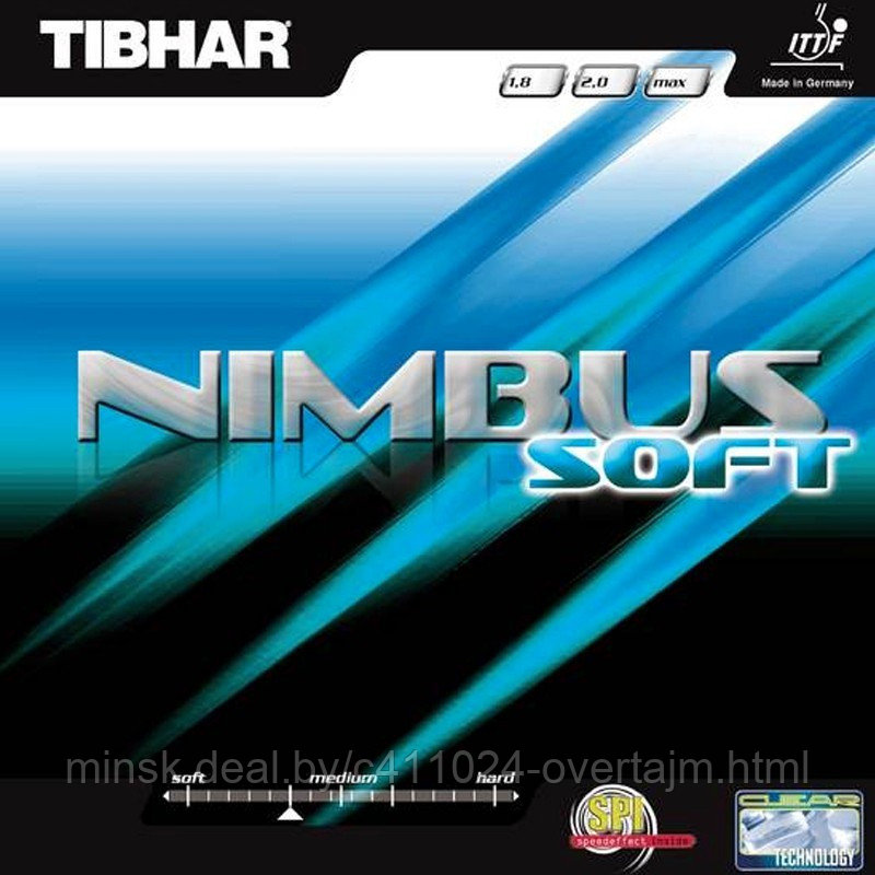 Накл д/ракетки н/т TIBHAR Nimbus Soft max bl арт 9165 - фото 1 - id-p226677361