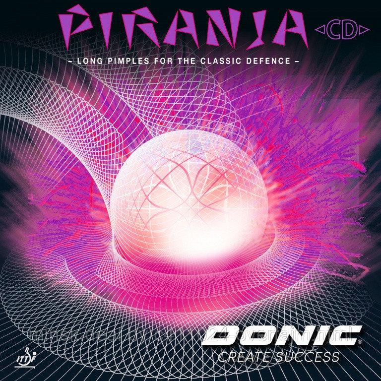 Накладка Donic Piranja CD (OX (no sponge) черная арт. 29939