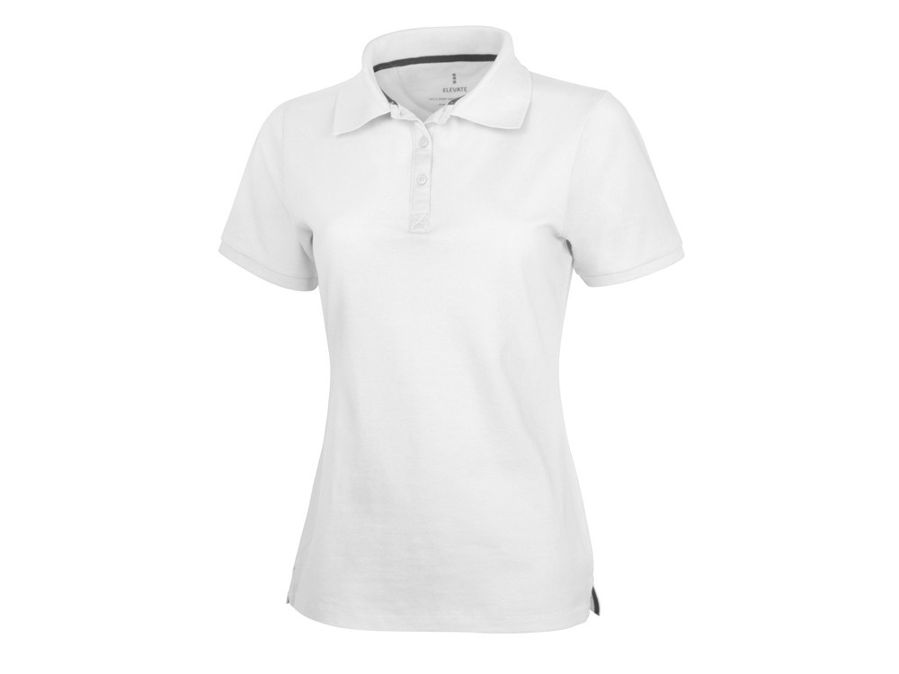Calgary женская футболка-поло с коротким рукавом, белый - фото 1 - id-p226679092