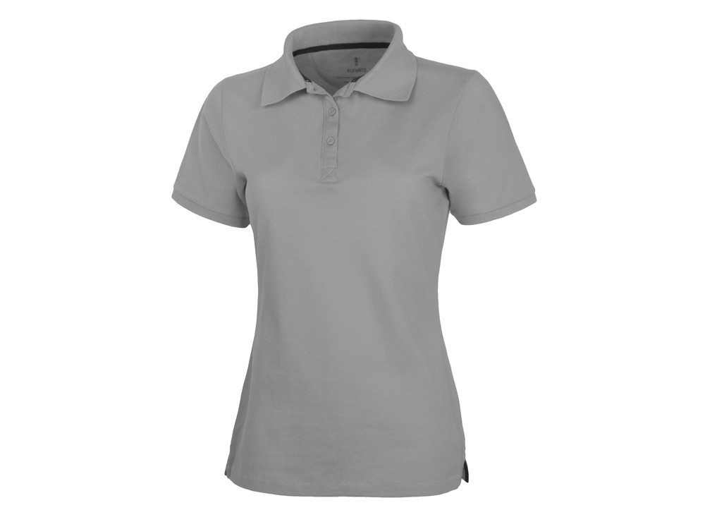 Calgary женская футболка-поло с коротким рукавом, серый меланж - фото 1 - id-p226679094