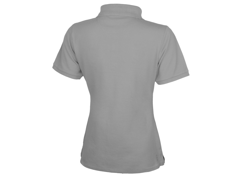 Calgary женская футболка-поло с коротким рукавом, серый меланж - фото 2 - id-p226679094