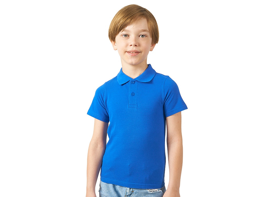 Рубашка поло First детская, классический синий - фото 1 - id-p226679102