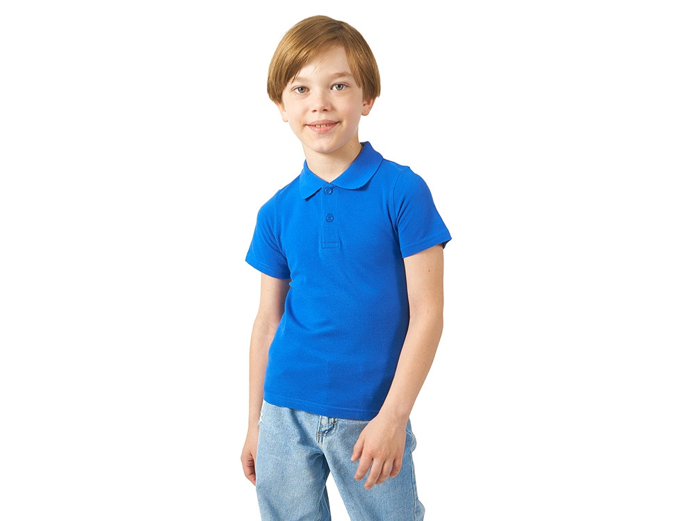 Рубашка поло First детская, классический синий - фото 2 - id-p226679102