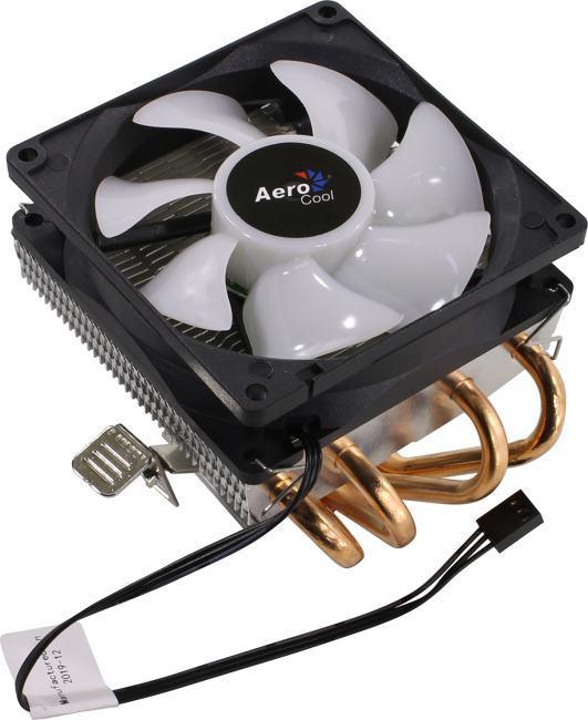 Охладитель Aerocool Air Frost 4 FRGB 3P(3пин 775/1155/AM4-FM2 25.7дБ1800об/мин Al+тепл.трубки) - фото 1 - id-p226678592