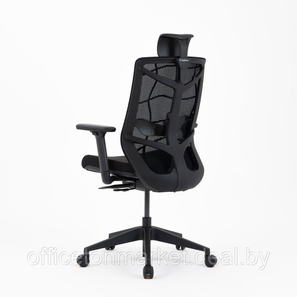 Кресло для руководителя "Nature II Slider", каркас черный, ткань, пластик, черный - фото 3 - id-p226670696