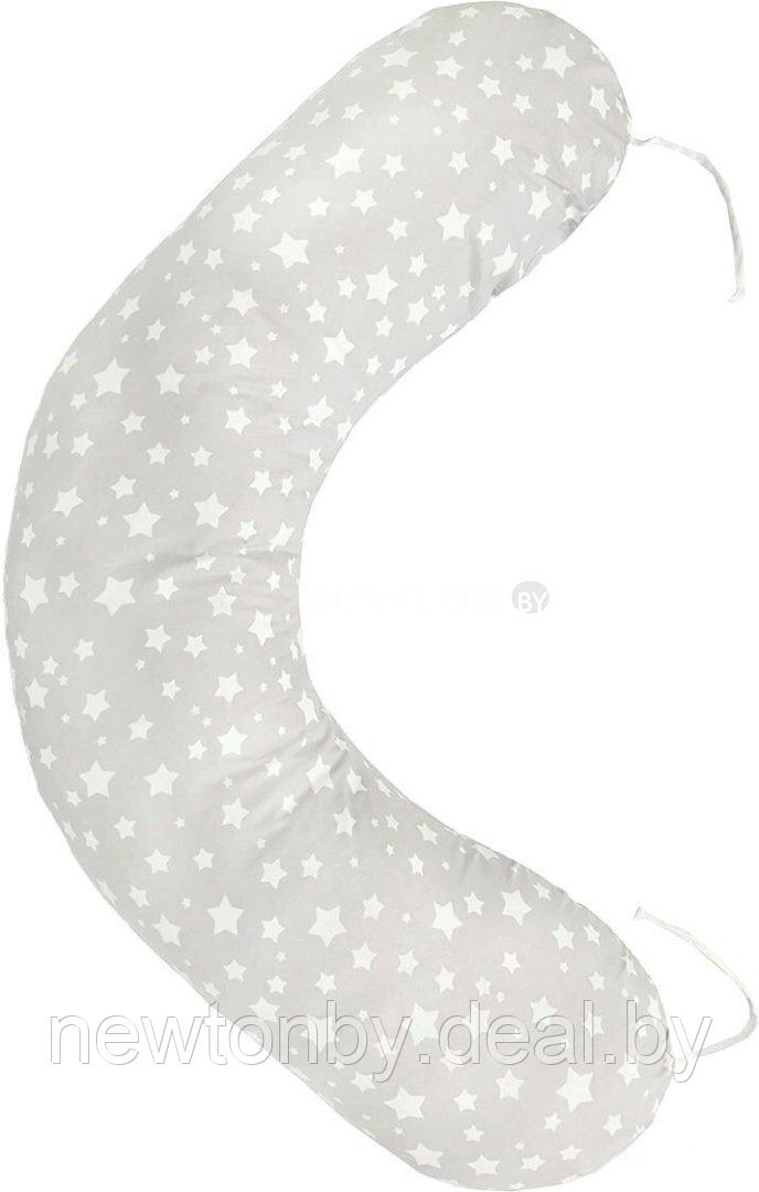 Подушка для беременных Amarobaby Звездочка AMARO-4001-ZvS (серый) - фото 1 - id-p226679533