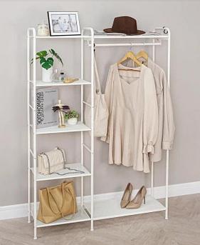 ЗМИ Гардеробная система Валенсия 1 (VALENCIA 1 clothes rack) (Белый) ГСВ1 Б