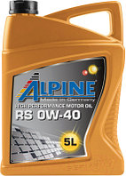 Моторное масло ALPINE RS 0W40 / 0100222