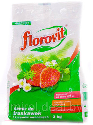 Удобрение Florovit Для клубники и земляники гранулированное - фото 1 - id-p226686333