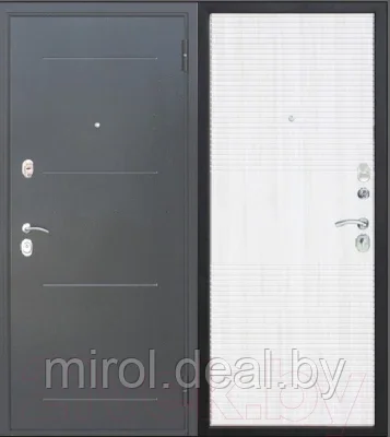 Входная дверь Гарда Муар 10мм Белый ясень - фото 1 - id-p226686794