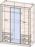 Комплект мебели для спальни Интерлиния Loft-1 Спальня-1, фото 8
