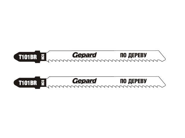 Пилка для лобзика по дереву T101BR (2 шт.) GEPARD (по ламинату) (GP0625-09)