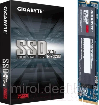 SSD диск Gigabyte 256GB (GP-GSM2NE3256GNTD) - фото 2 - id-p226687488