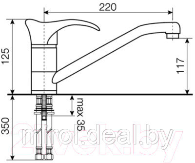 Смеситель ZORG Elegant - фото 2 - id-p226688410