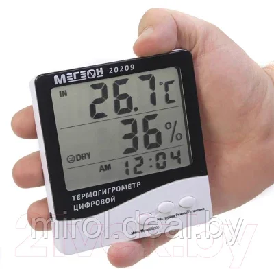 Термогигрометр Мегеон 20209 / ПИ-11220 - фото 3 - id-p226689957