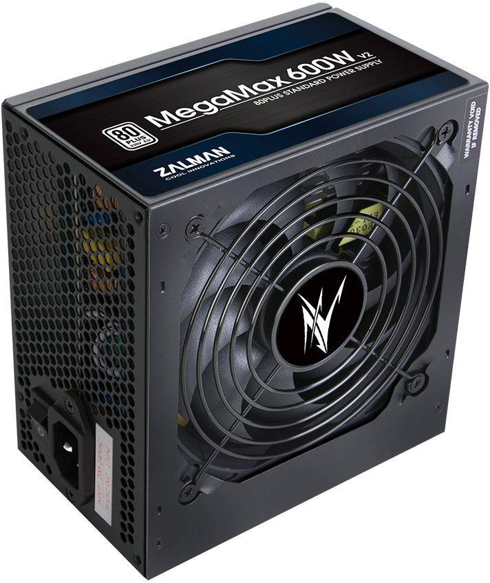 Блок питания Zalman ATX 600W ZM600-TXII V2 80+ (20+4pin) APFC 120mm fan 8xSATA RTL